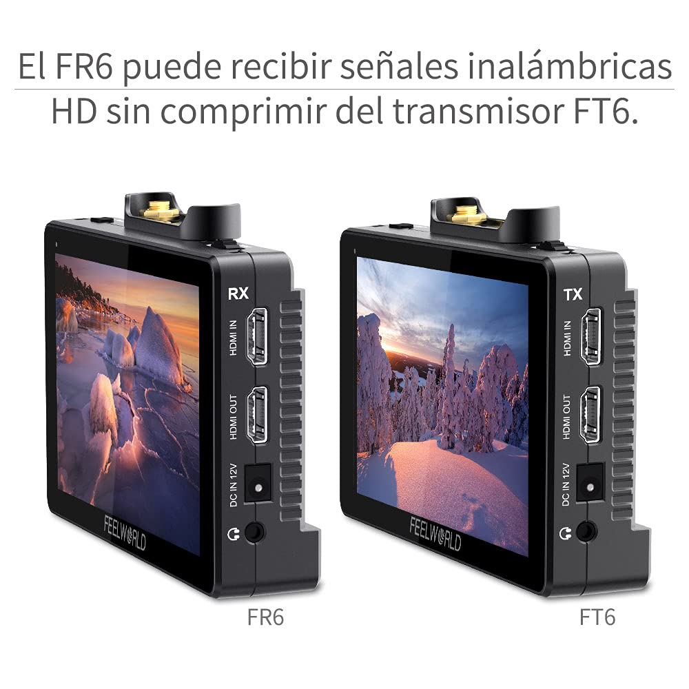 FEELWORLD FT6+FR6 モニター FEELWORLD FT6 FR6 Monitor terenowy do lustrzanek cyfrowych 5