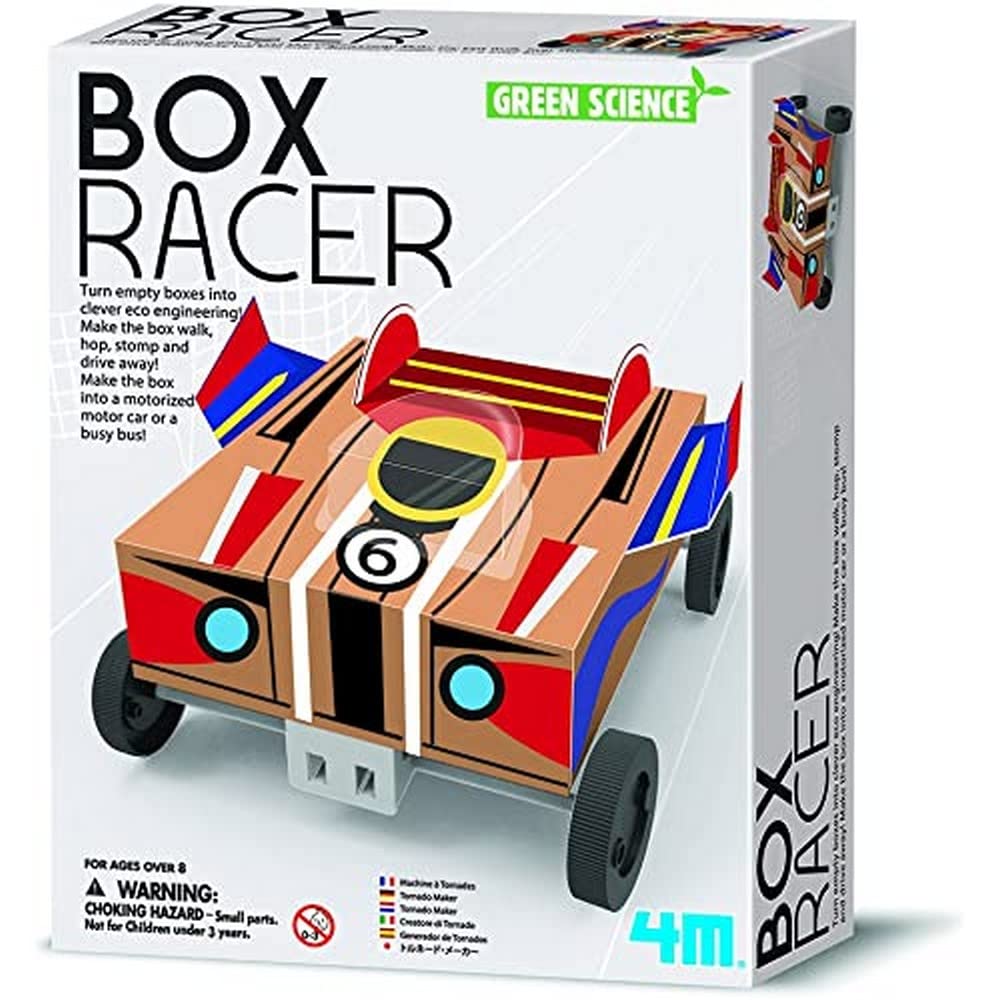 4M Green Science - Box Racer, Rot, Medium