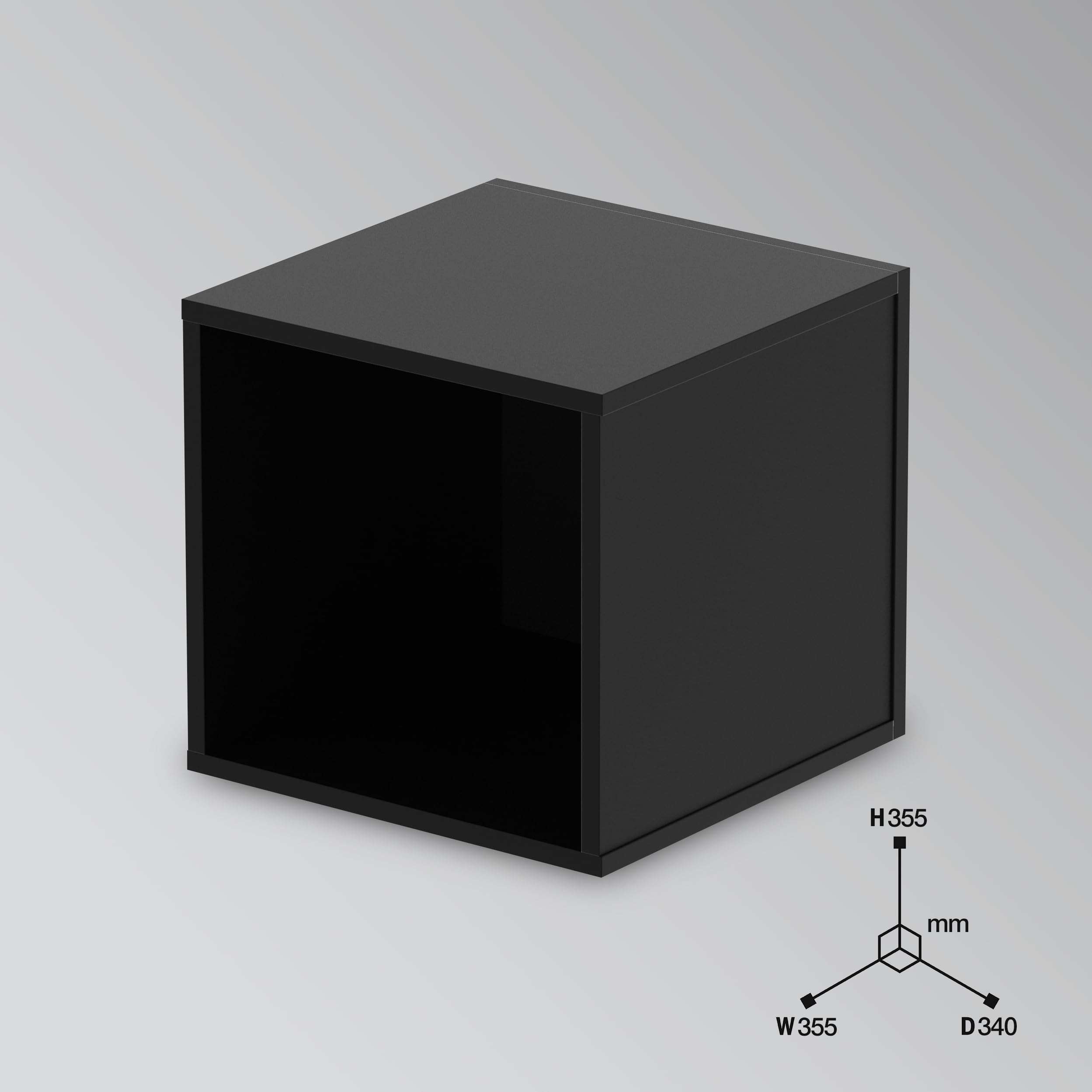 Glorious Record Box 110 (Black) - Contenitore per vinile