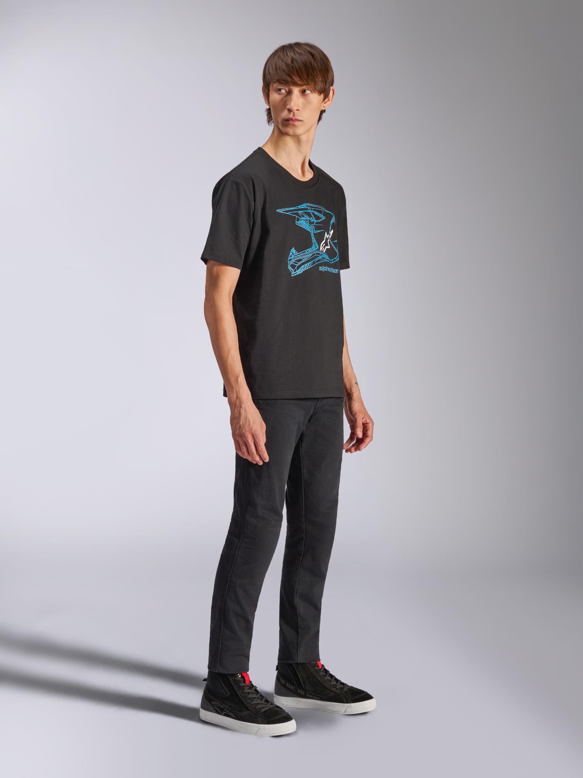 Alpinestars MX Helmet Csf tee Camiseta Hombre (Pack de 1)