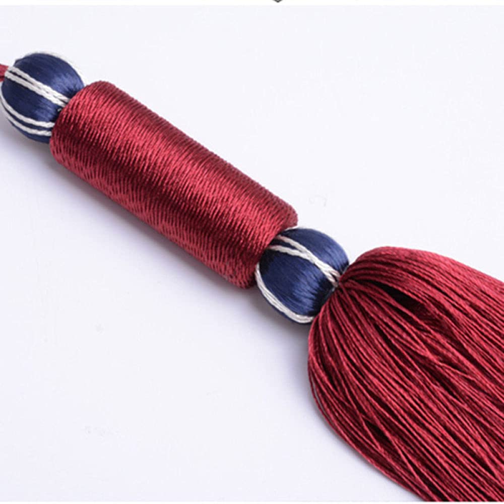 Lot De 5 Petits Pompons pour Rideaux, Accessoires De Couture, pour Canapé, Clés, Embrasses, Bleu Saphir