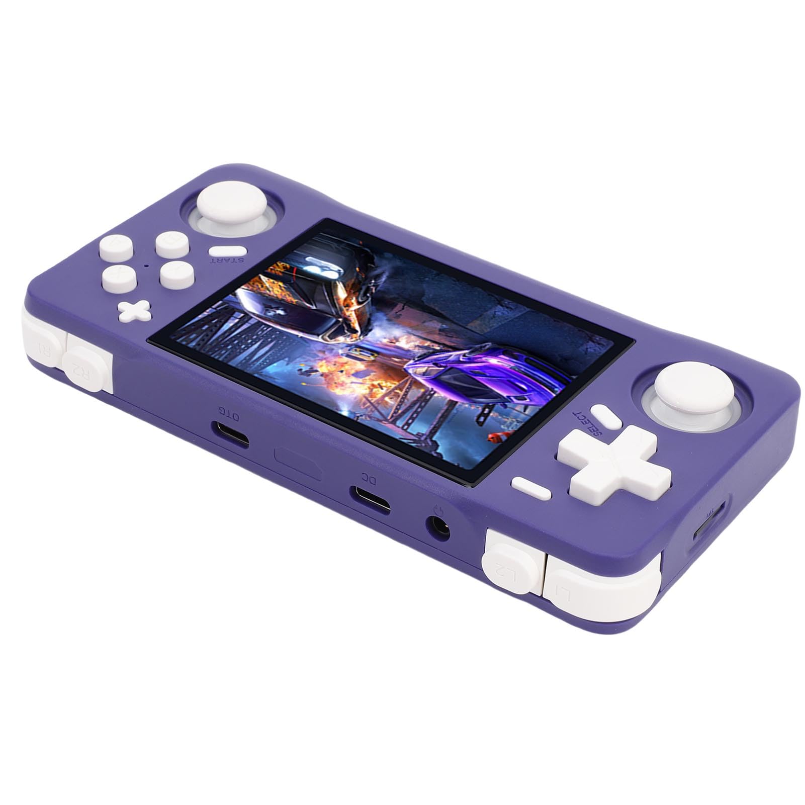 Annadue Retro-Handheld-Spielekonsole, 3,5-Zoll-HD-Bildschirm-Gaming-Konsole, Integrierte Mehrere Emulatoren, Tragbarer Gaming-Player, Handheld-Game-Player für Reisen und Pendeln (64GB)