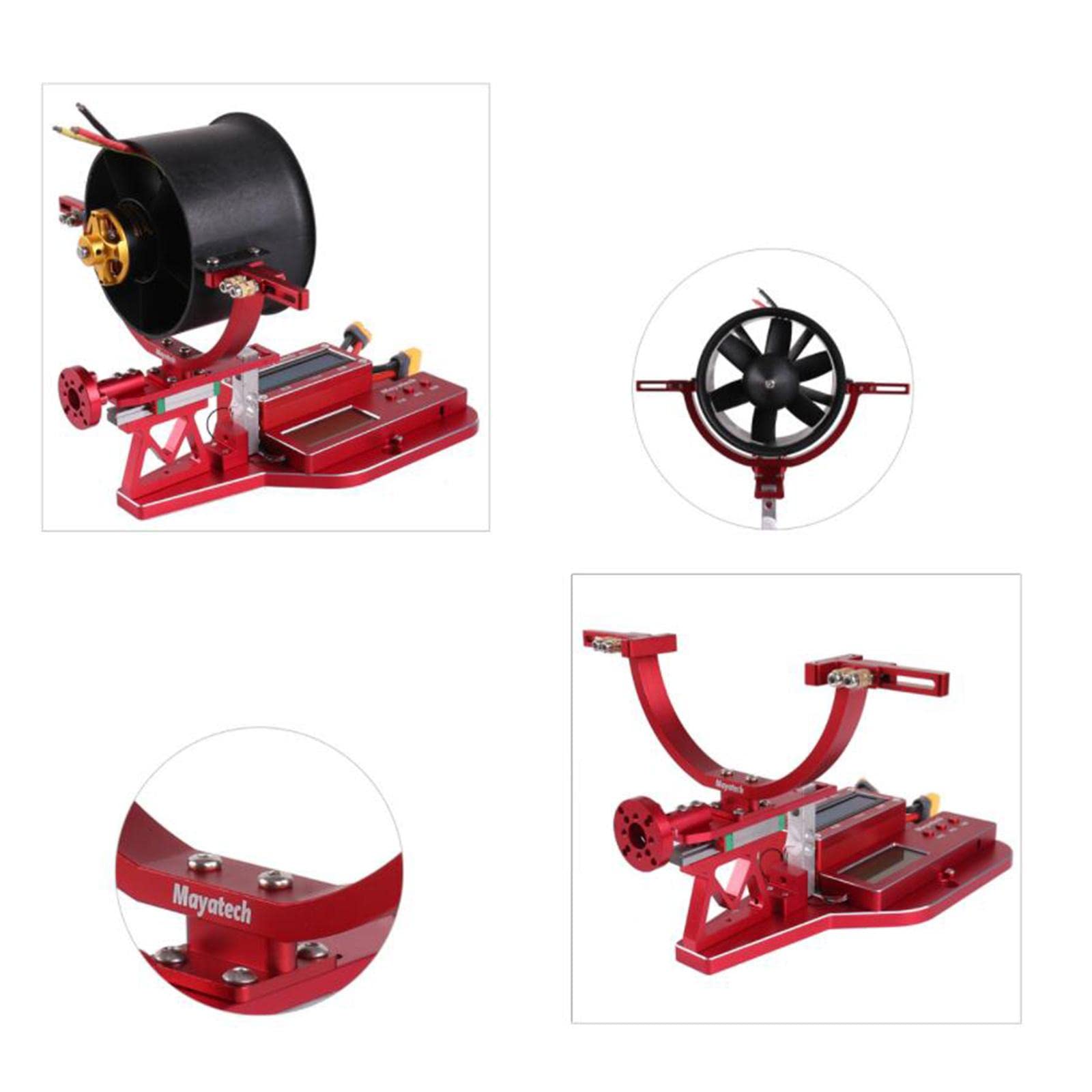 Probador de Corriente de Empuje para de Motor RC, Compatible con Múltiples Conversiones, Material Metálico, Adecuado para