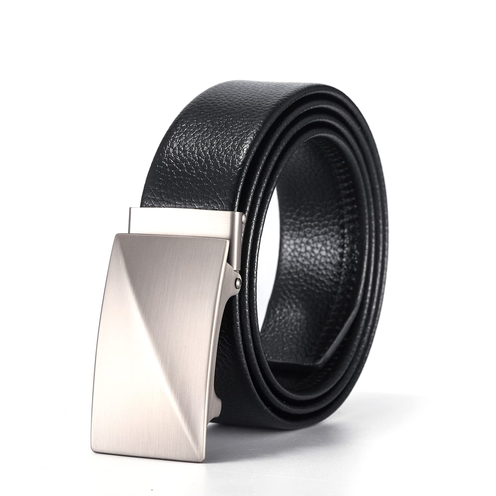 "N/A"N/A Belt Men,JY-Shop Ratchet Belt Dress,Wedding Belt Jeans Belt with Easier Slide Buckle, Adjustable Trim to Fit,Can Pruning Belt Enclosed in an Elegant Gift Box