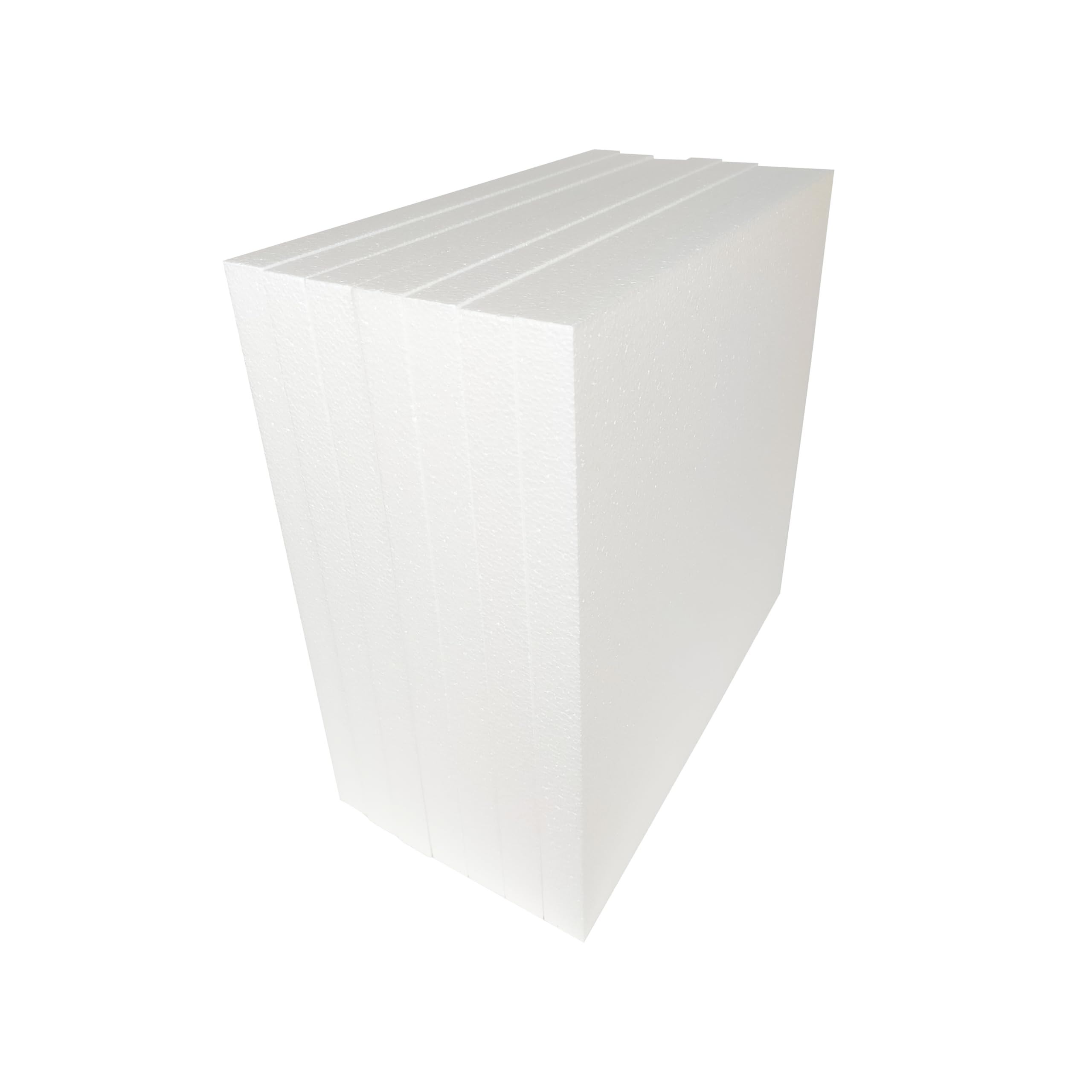 Blocchi di polistirene espanso da 40x40x3 cm per lavori artigianali educativi (7 unità)