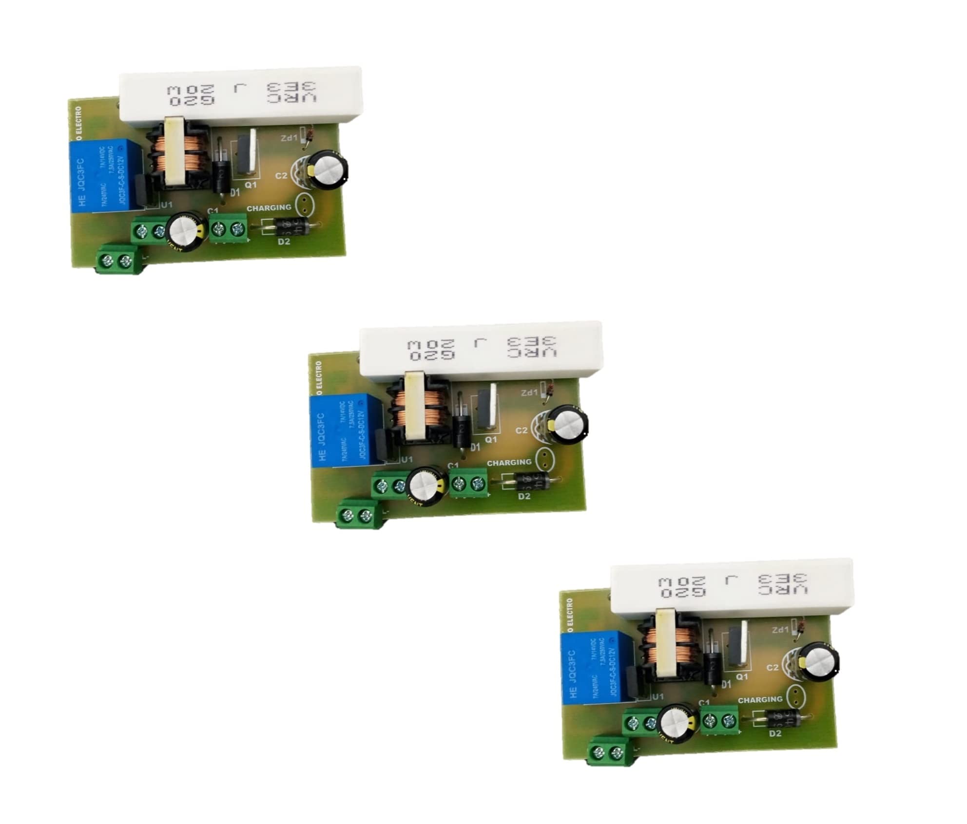 CONBRIO ELECTRO LED Solar Street light Flood Charge Controller PACK OF 3 (GREEN)