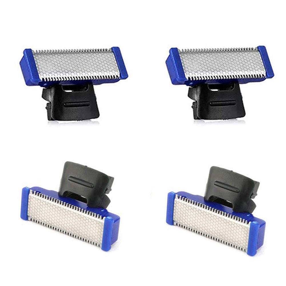 Replacement Heads for Electric Shaver Cleaning Trimmer Head Solo Trimmer Replacement Cutter Head Hybrid Razors Blades（Pack of 4)