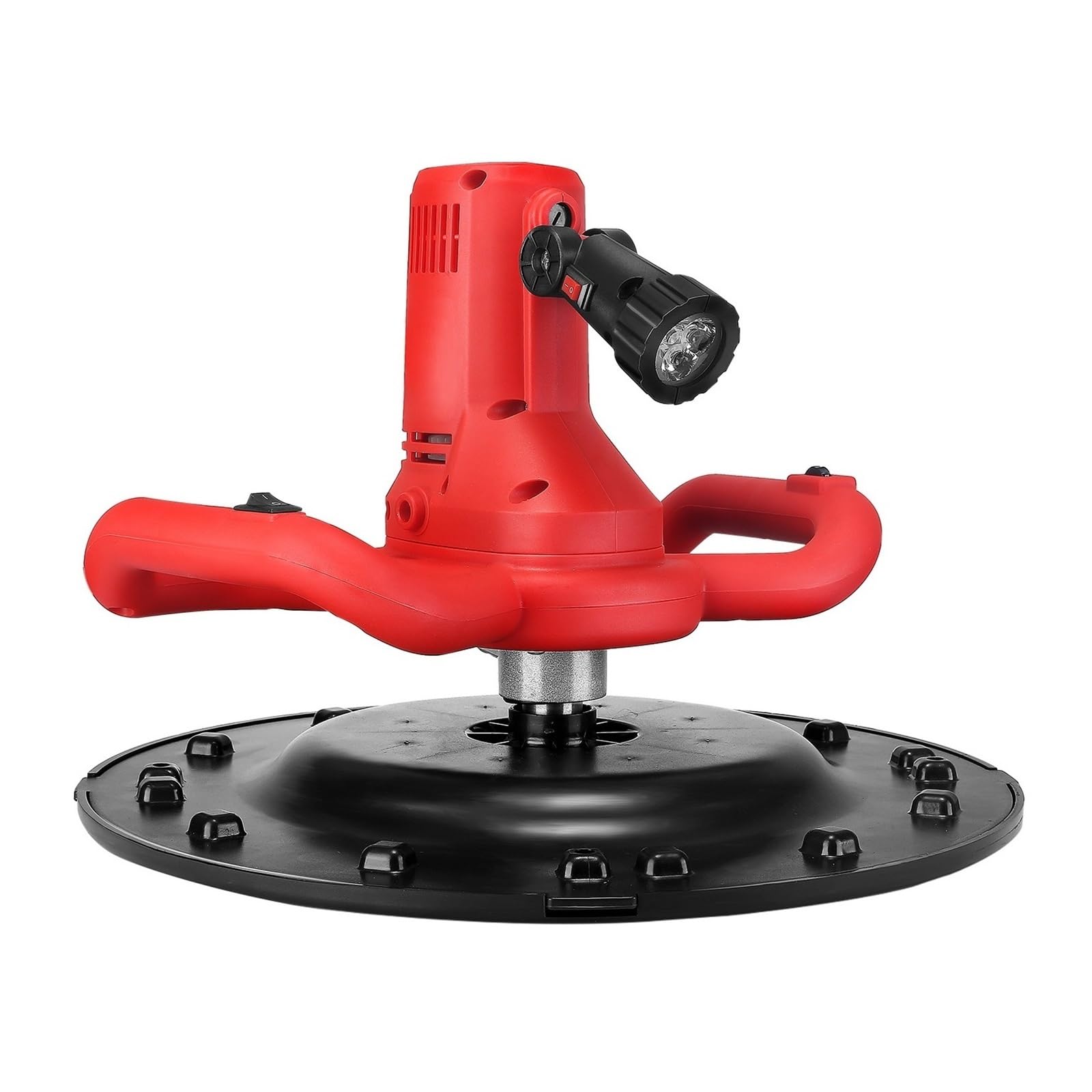 Narzędzie Wibracyjne Płytek 1700W Elektryczna Kielnia Do Betonu Zaprawa Cementowa Kielnia Murarze Wiadro Tynkarskie Szlifierka Do Ścian(Red)