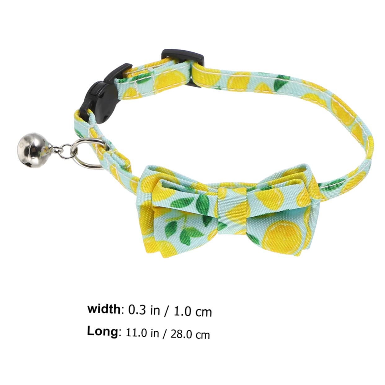 FOMIYES 6stücke Teiliges Verstellbares Katzenhalsband Bunten Früchten Und Schleifen Für Sommeroutfits Fotorequisiten Für Haustiere Geeignet Für Katzen Und Kätzchen