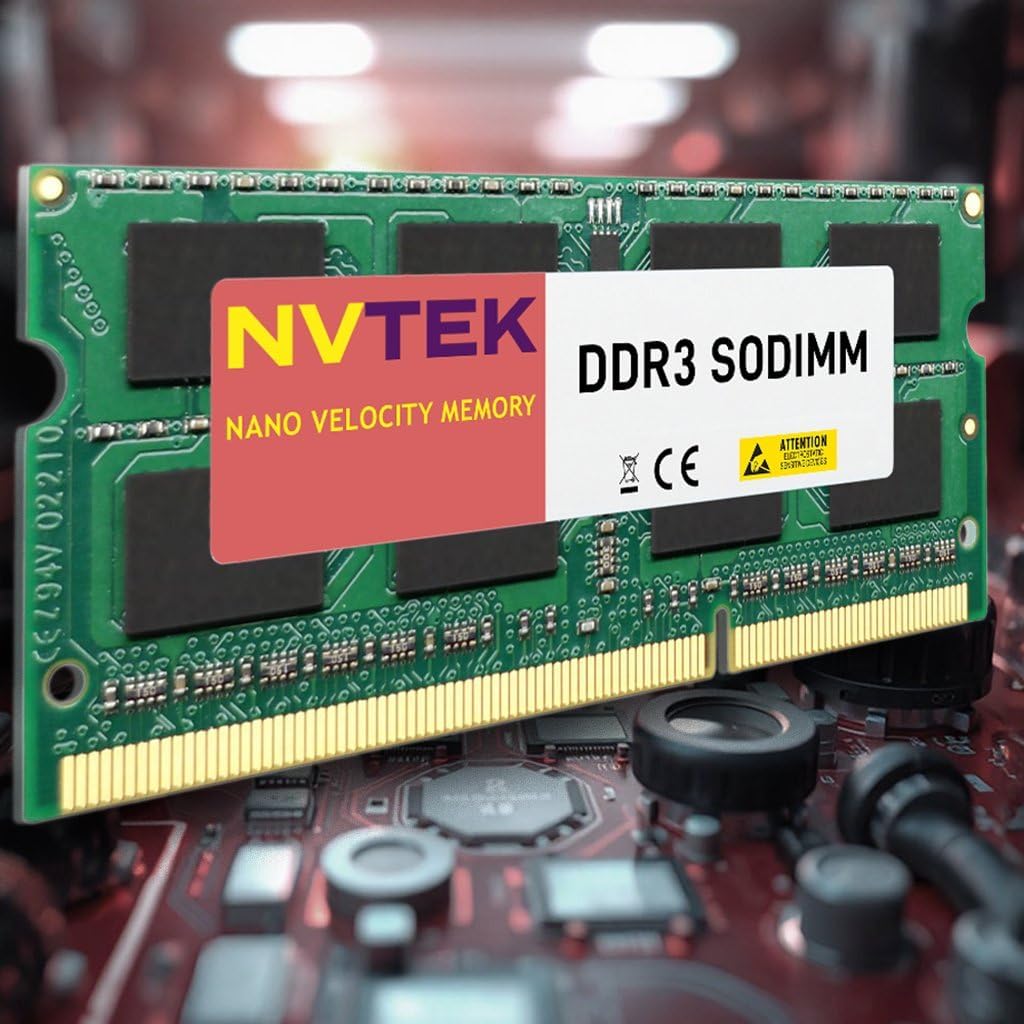 8GB (1X8GB) DDR3 1600MHZ PC3-12800 SODIMM 2Rx8 1.35V 204-PIN Non-ECC Laptop PC Computer Memory