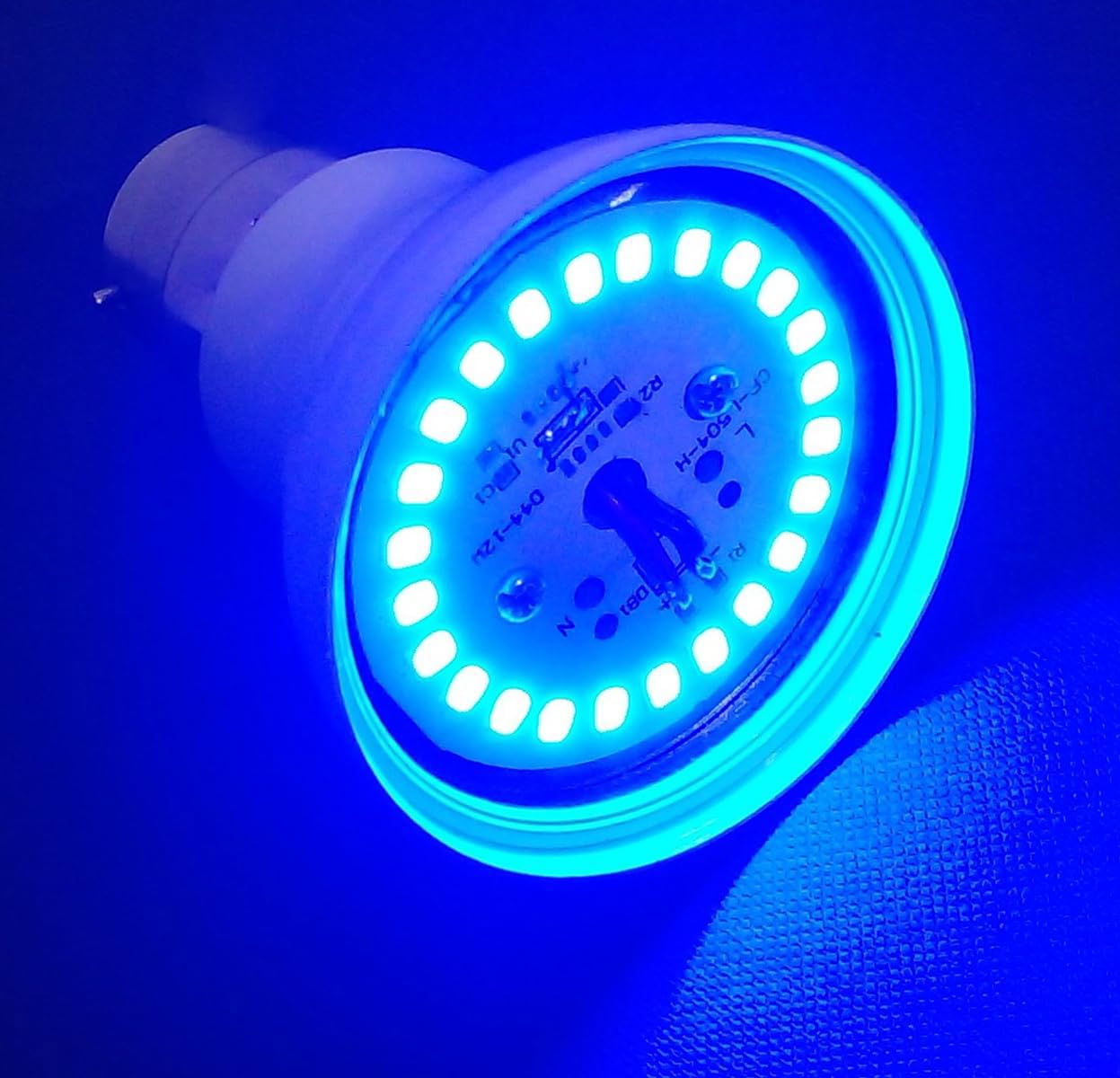TORPE-12W Plant Grow Light Bulb B22 with clear pc cover. (24 LED Blue 450nm)-image-43
