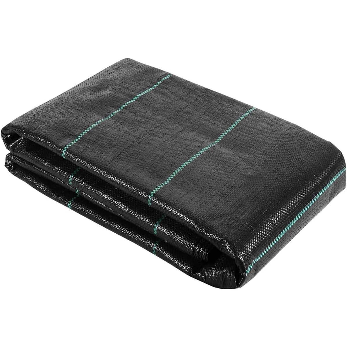 Singhal Premium Garden Weed Control Barrier Sheet Mat 1 Meter x 15 Meter, Landscape Fabric 110 GSM Heavy Duty Weed Block Gardening Mat for Gardens, Agriculture, Outdoor Projects (Black)