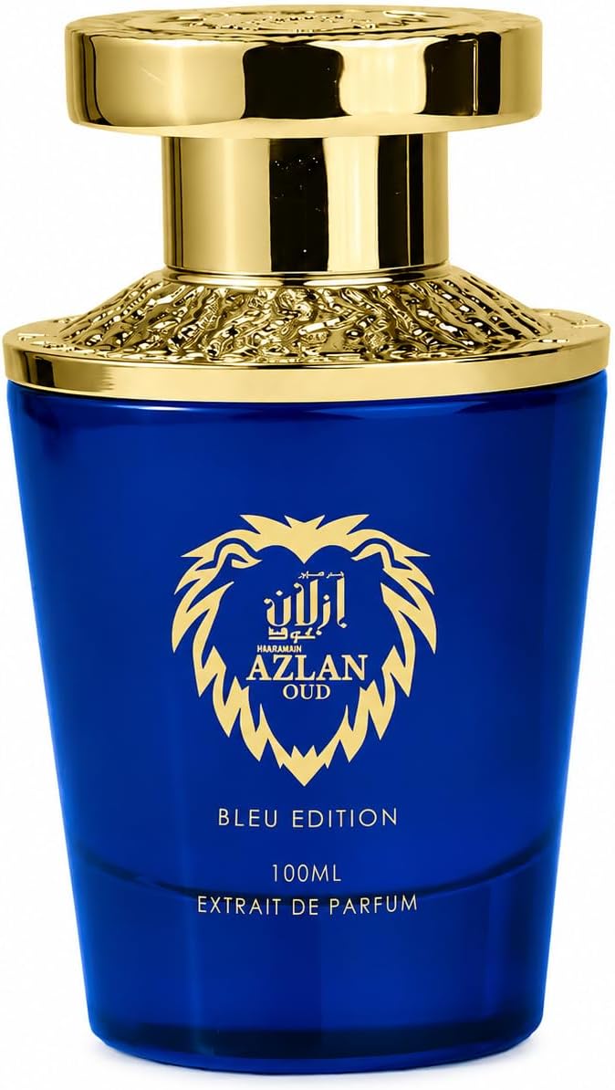 Azlan Oud Bleu Edition For Unisex Extrait De Parfum Spray, 3.4 Ounce