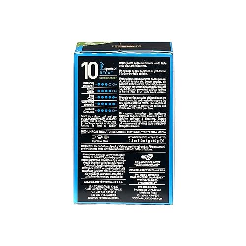 Miniatura 4 de Caffe Vergnano Èspresso descafeinado 3 paquetes x 10 cápsulas