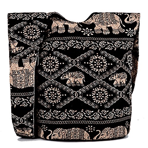 Hippie Crossbody Bag Thai Top Zip Hobo Sling Bag Handmade Hipster Messenger Bag3