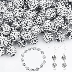 Black Base White Rhinestone