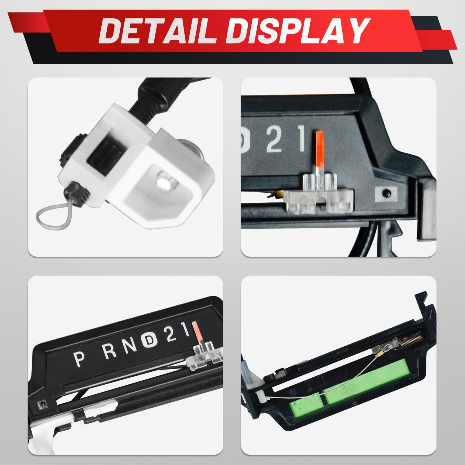 XL3Z-7A110-AA XL3Z7A110AA Upgraded Gear Shift Indicator Cable Compatible with Ford F150 1999-2003 Heritage 2004 Expedition Navigator 1999-2002 Indicator Assembly