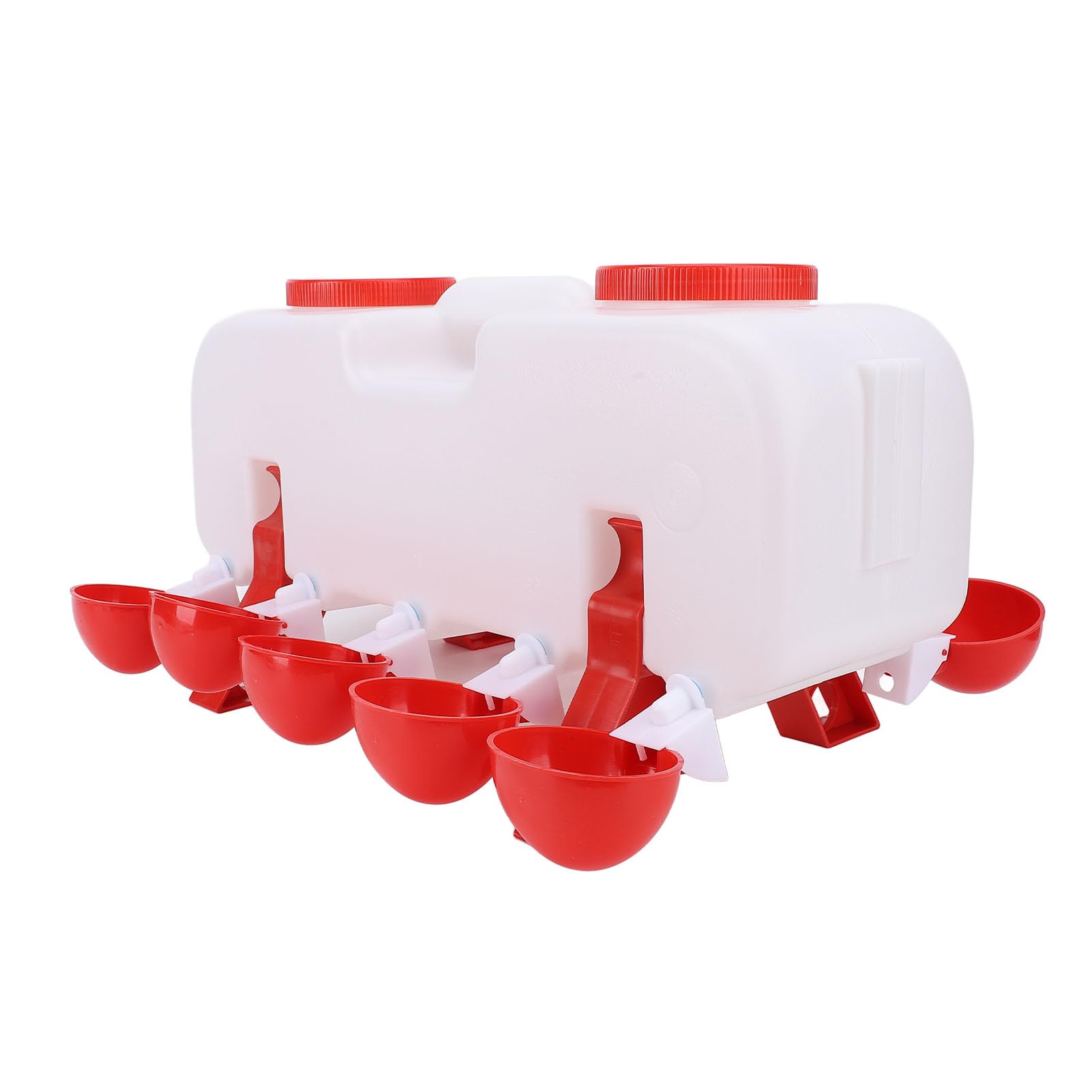 Alimentatore Automatico per Acqua per Polli, Abbeveratoio per Pollame di Grande capacità con Base Stabile in Materiale ABS per Polli, Anatre, Oche