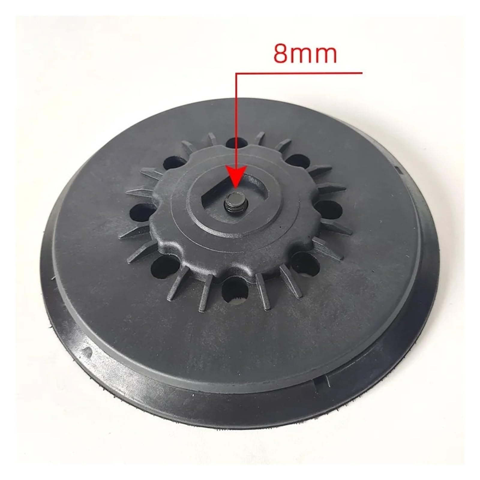 discos de lija para pulidora Almohadilla de gancho y bucle repuesto 6 pulgadas 17 orificios for lijadora eléctrica, placa respaldo disco lijado Compatible con lijadoras para Molienda y Pulido