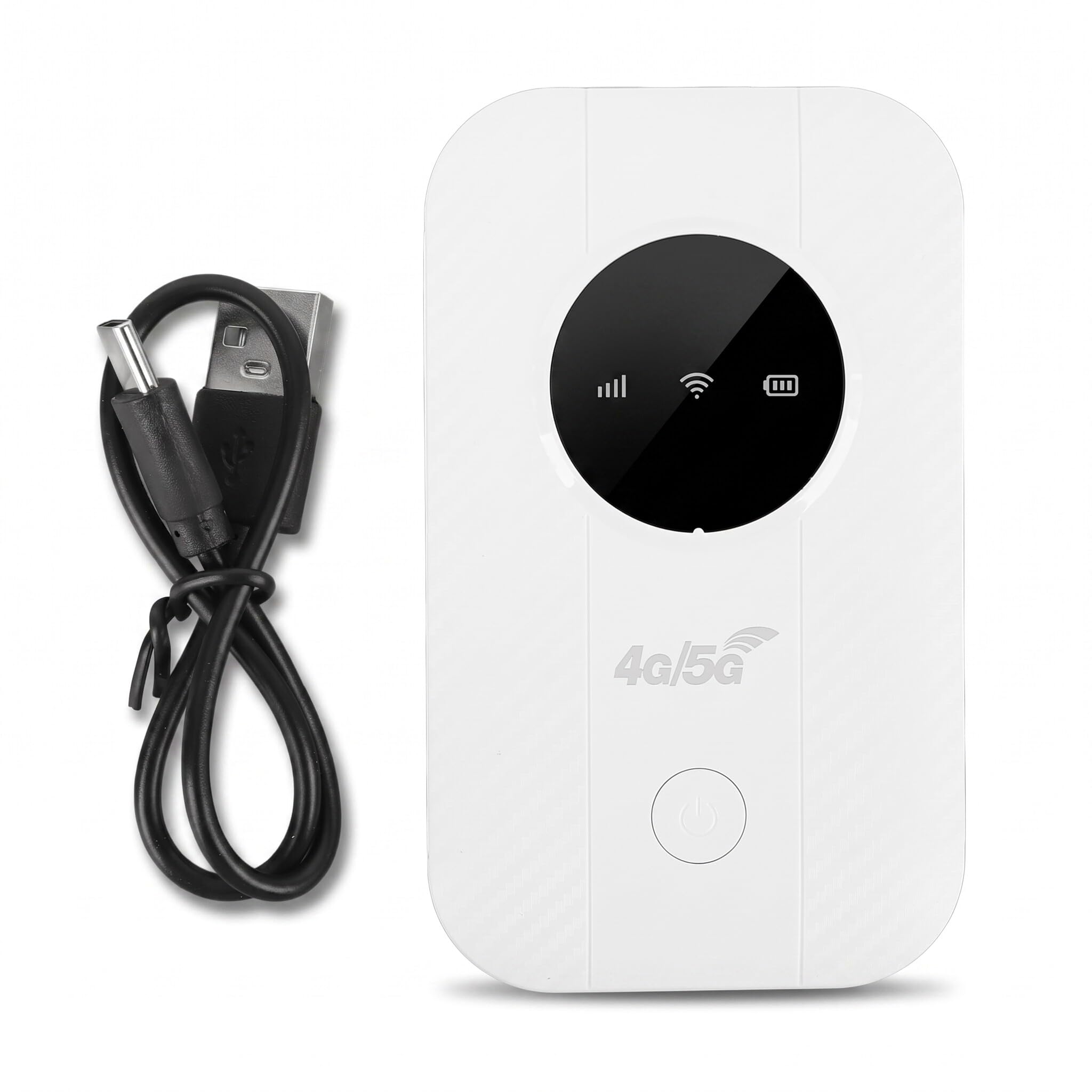 4G 5G Mobile Hotspot Router z Gniazdem Karty SIM, 300 Mbps Wi -Fi, 10 urządzeń Udostępniania, Przenośny Router 4G 5G do Podróży Podróży Biznesowych
