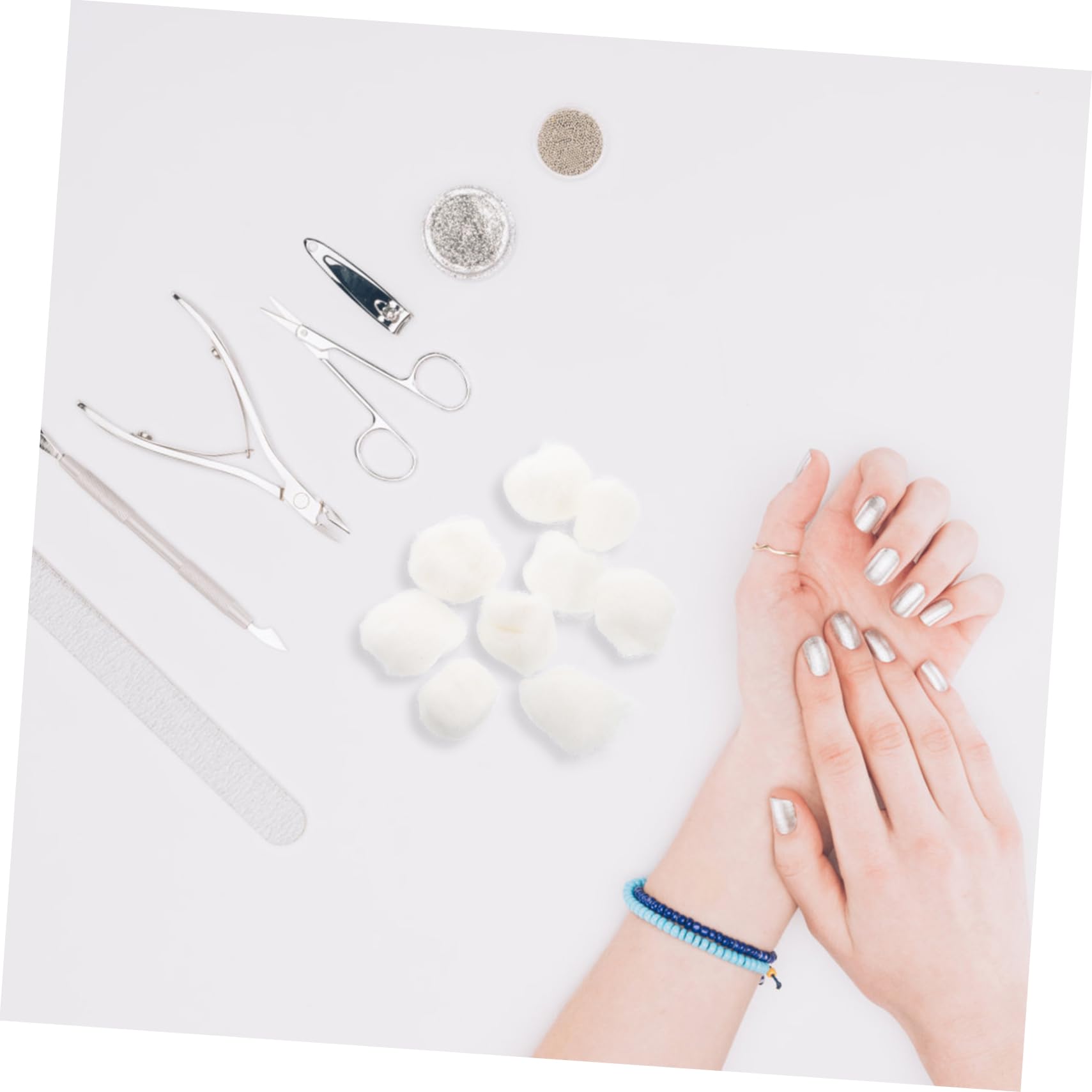 Beavorty Batuffoli di Cotone 500g Morbidi e Assorbenti, per Rimozione dello Smalto e Struccante | Cotone Assorbente, Usa e Getta, Morbide per Make-up e Rimozione Smalto Gel, Confezione da 500g
