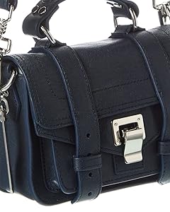 Dark Navy PS1 Micro Clutch by Proenza Schouler: Handbags