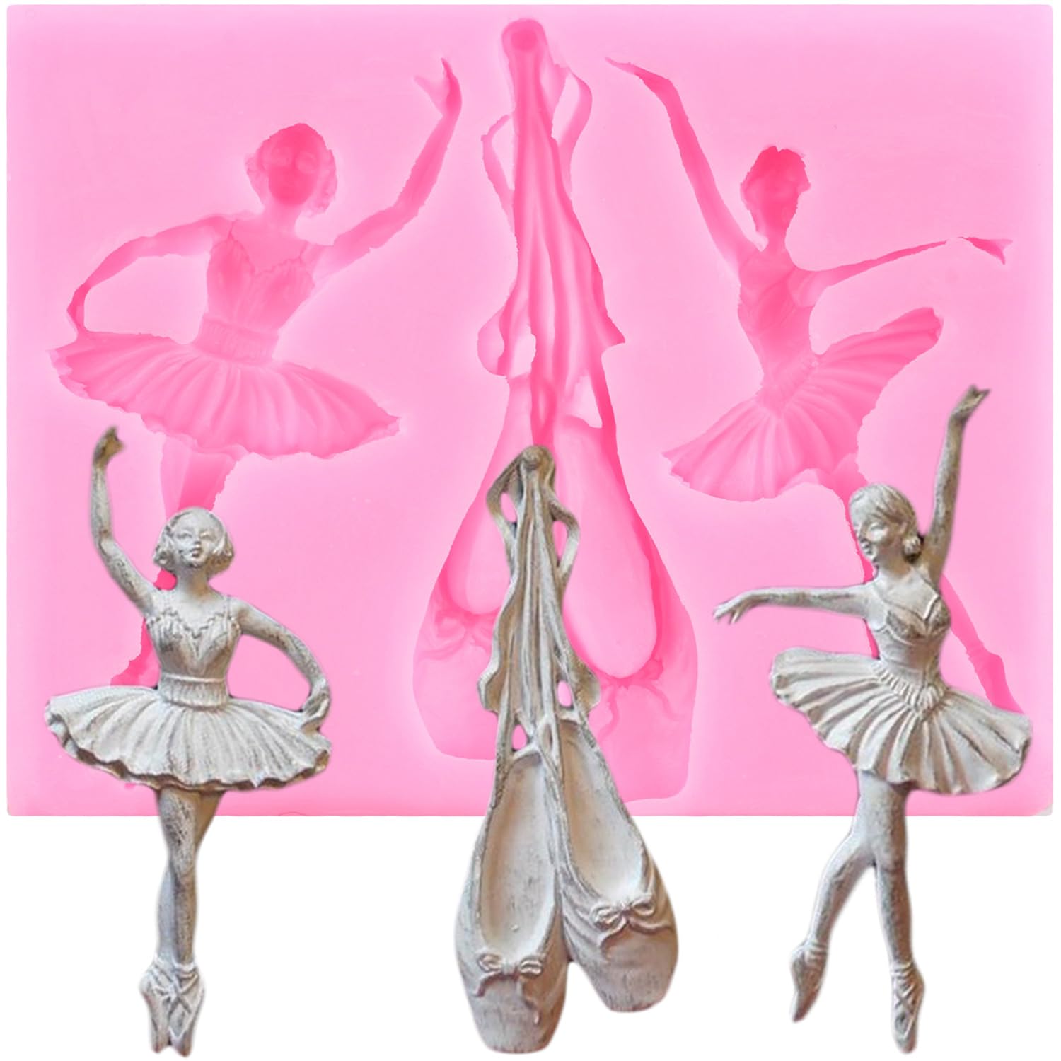 US$ 5.99 - Shoes Silicone Mold For Dancing Lovers DIY Fondant Candy Making Chocolate Molds Lollipop Desserts Ice Cube Gum Clay Soap Biscuit Plaster Resin Cupcake Topper Cake Decor Moulds P21058724