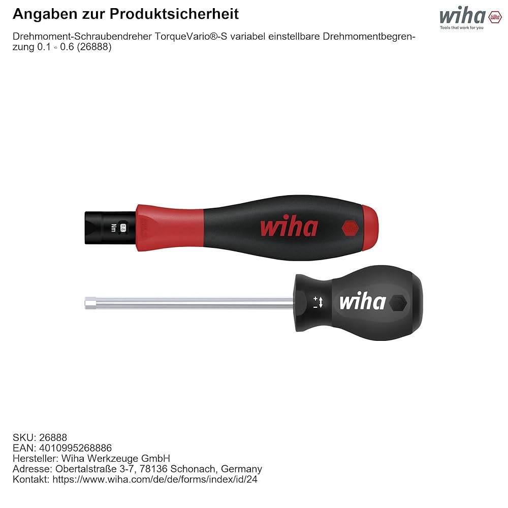 Amazon.co.jp: ノガ・ウォーターズ wiha トルクバリオ可変トルク