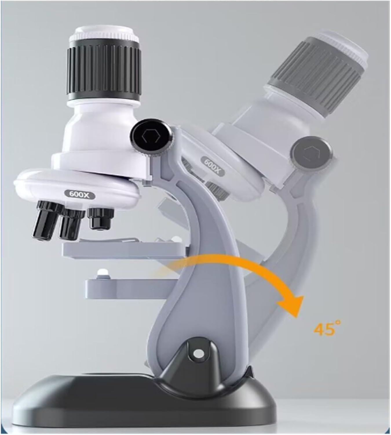 Amazon.co.jp: 子供用光学顕微鏡、子供用教育用顕微鏡 - 倍率 1200 倍の強力な生物顕微鏡 - 教育用強力な生物顕微鏡、子供用初心者 顕微鏡科学キット : おもちゃ 顕微鏡 1200倍の子供用顕微鏡セット ポータブル単眼顕微鏡 子供の発見への興味を刺激します マイクロスコープ