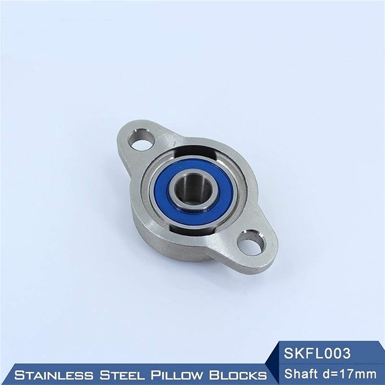TMP1105 SKFL003 SSKFL003 roulements montés sur Bloc d'oreiller en Acier Inoxydable Arbre de roulement 17mm boîtiers de roulement S KFL003 17mm précision