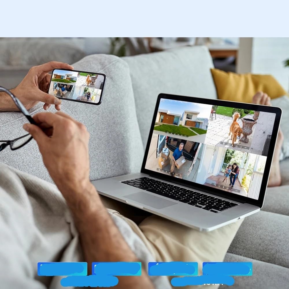 Caméra de Surveillance de sécurité à Domicile IP WiFi sans Fil