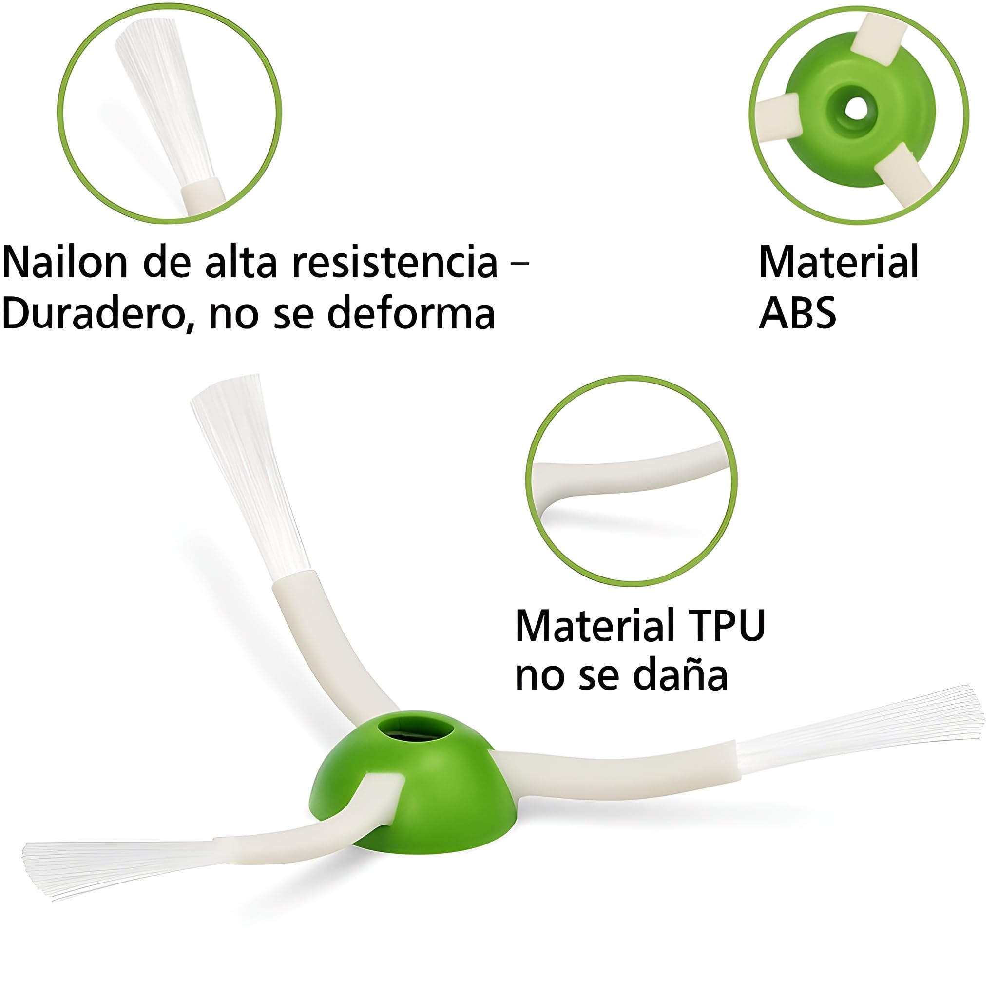 MIRTUX Kit de Recambios para Roomba Serie E, i, y J - Repuestos para E5, E6, i1, i3, i3+, i7, e5154, e5158, j7 - Accesorios de Alta Eficiencia - Pack de Rodillos, Filtros, Cepillos Laterales
