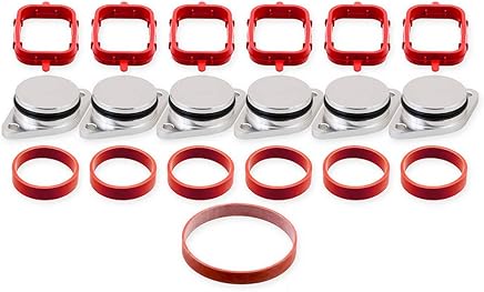 Bomcomi Remolino Flaps Conjunto de reemplazo para BMW 6X 32mm Remolino Flaps m. T?ricas Seals colector de admisi Bomcomi Remolino Flaps Conjunto de reemplazo para BMW 6X 32mm Remolino Flaps m. T?ricas Seals colector de admisi