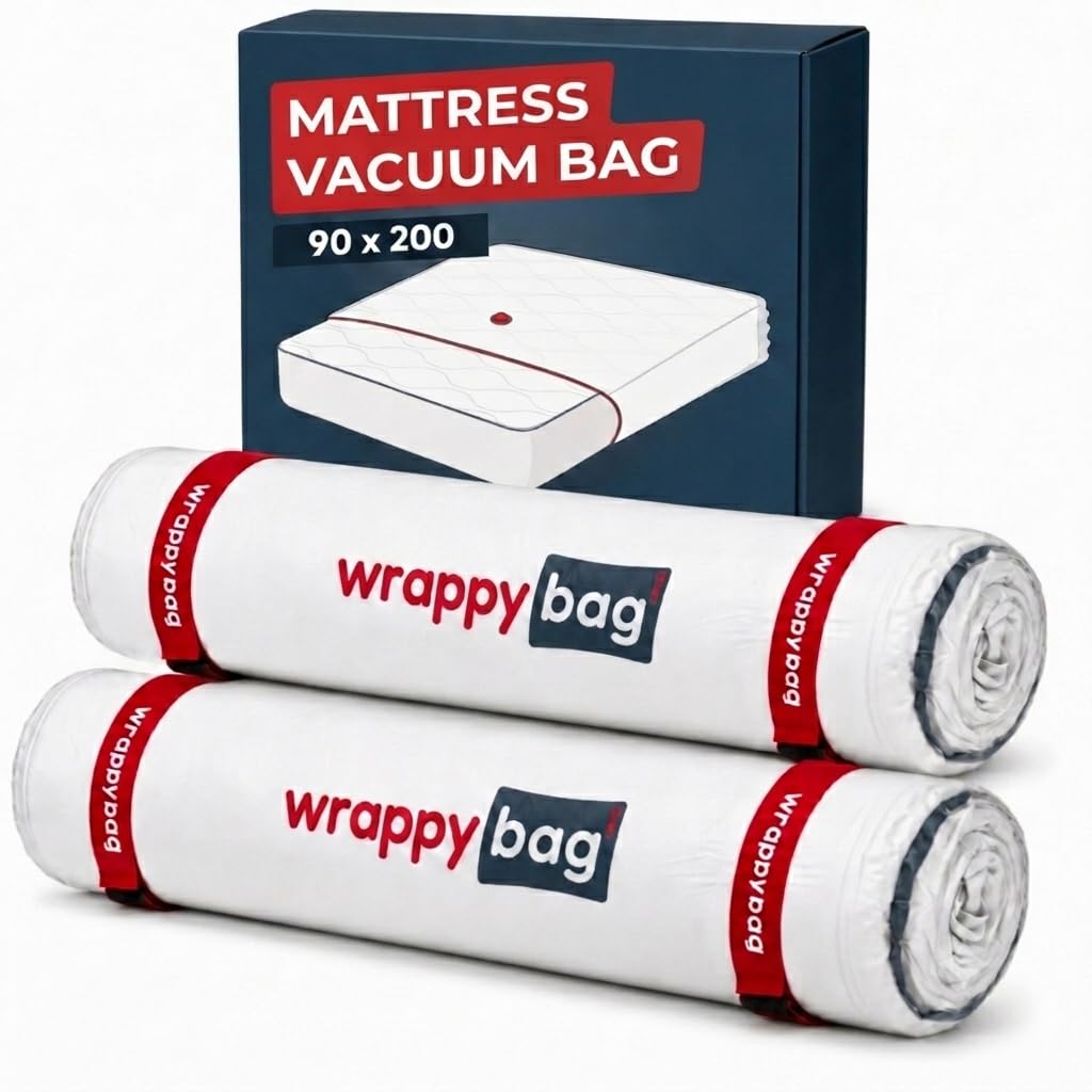 Wrappybag mattress bags for storage - repellent Cover, Clips and Straps