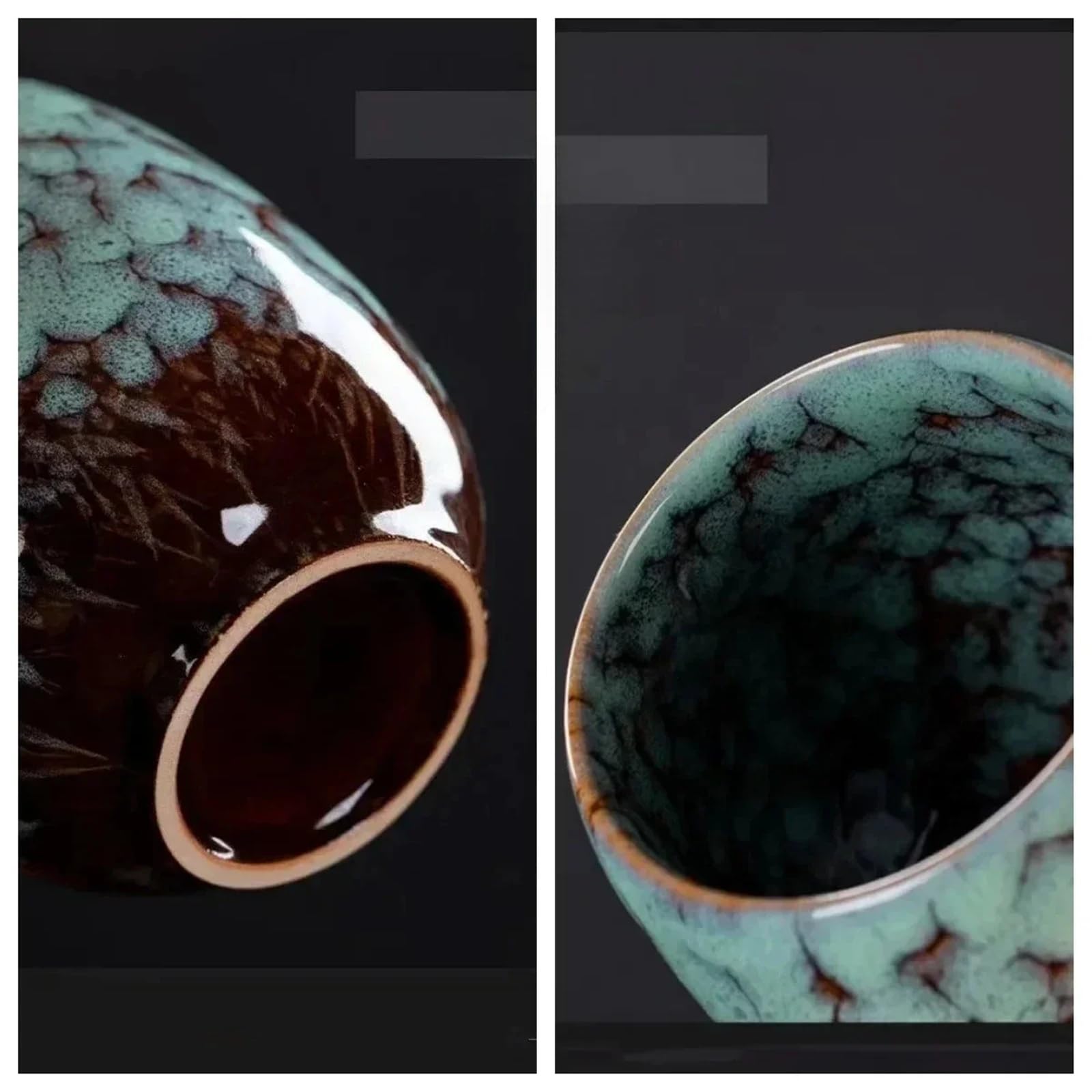 Taza infusora de té, 1 unidad, taza de café de cerámica que transforma el maestro, taza de café de cerámica Simplicidad para el hogar, taza de té de Kung Fu taza de degustación creativa, taza