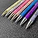 Jxueych 7 Pcs Funny Ballpoint Pen Set Gift for Coworker, Days of The Week Daily Glitter Pen, Black Ink Medium Point 1.0 Mm Smooth Writing