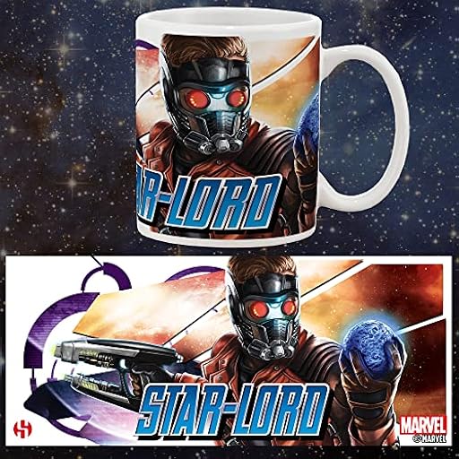 Guardians of the Galaxy Star Lord - Taza (diseño con texto | Ya disponible en tu tienda friki favorita! En mundofriki.es!