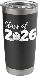 Senior Class of 2026 Golf Senior High School Grad Stainless Steel Insulated Tumbler