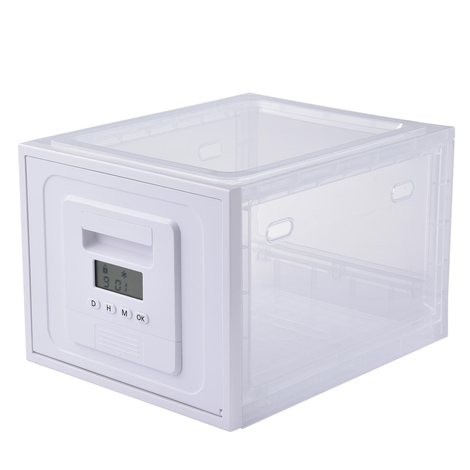 Cassette di blocco per articoli personali - organizzatore di archiviazione | bloccabile | Contenitore sicuro per alimenti per cucine, frigoriferi, medicine, bottiglie di prescrizione per bambini, scatol