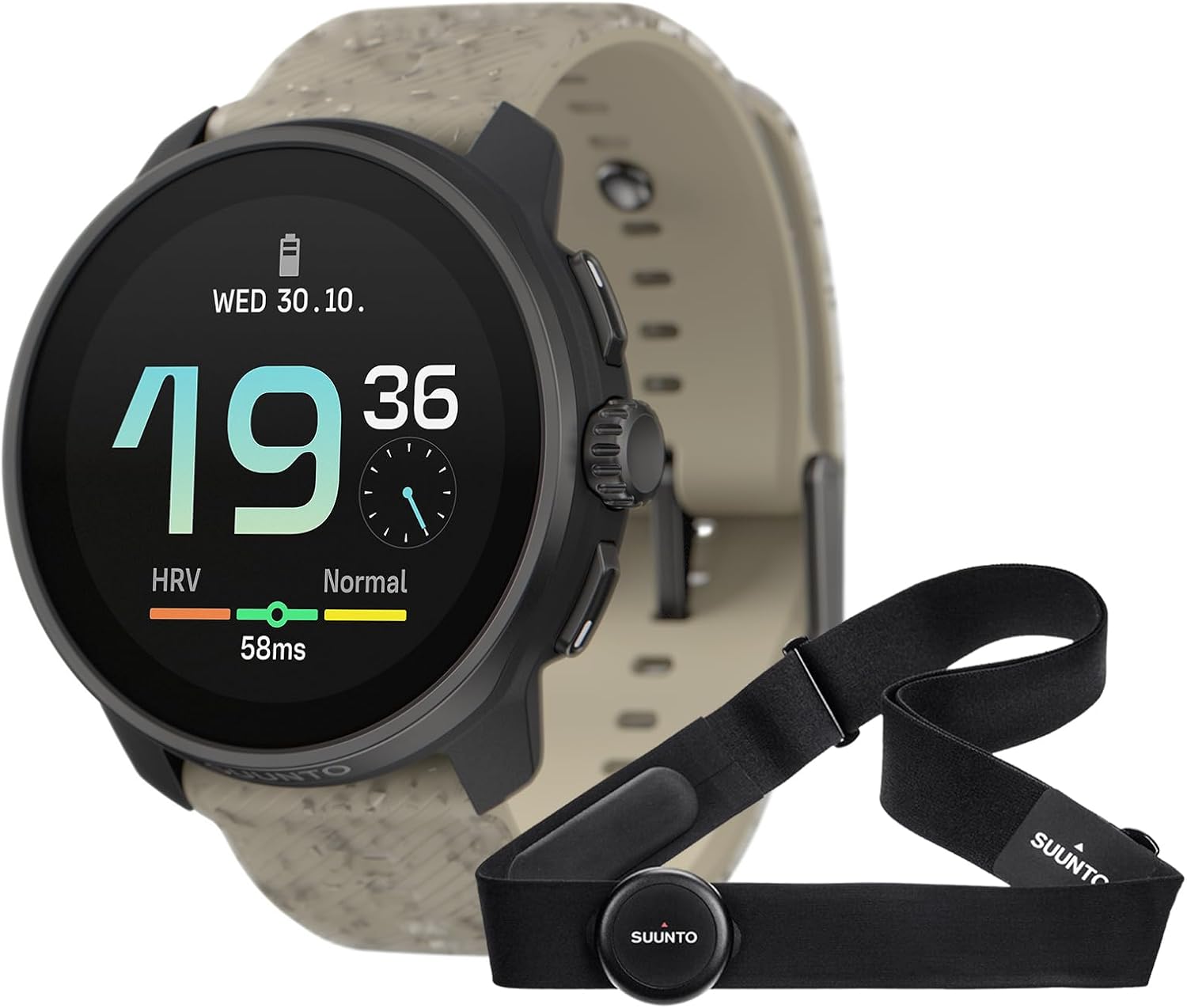 SUUNTO Race S Gravel Gray & Heart Rate Belt