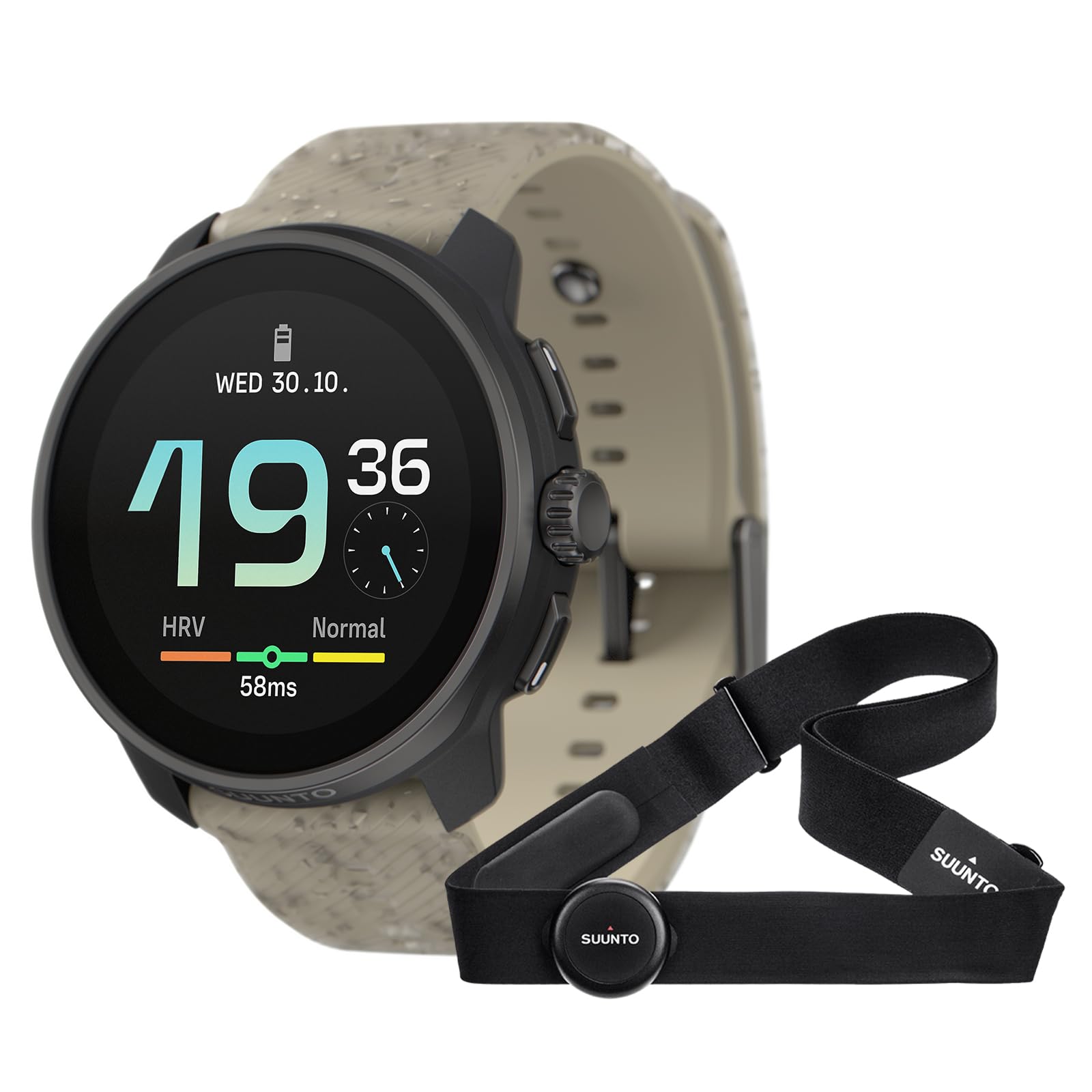 SUUNTO Race S Gravel Gray & Heart Rate Belt