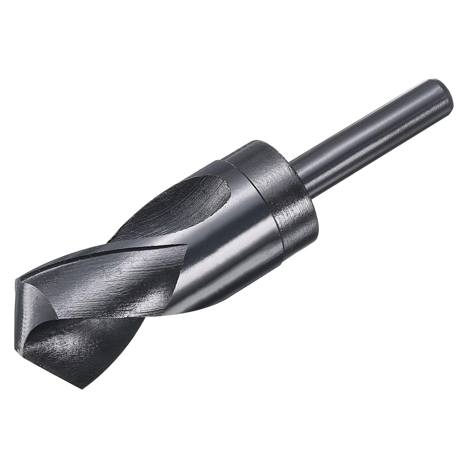 QUARKZMAN 35mm 1/2" Foret Hélicoïdal, Tige Réduite 9341 Acier Rapide HSS Twist Nitrure Noir 135°, Mèche à Creuser pour Métal Dur Acier Alliage Aluminium Bois Plastique à Haute Dureté