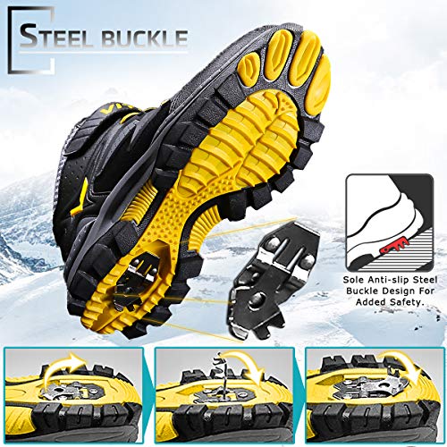 Boys Snow Boots Outdoor Adventure Kids Hiking Shoes Warm Kids Snow Boots Non Slip Boys Boots Metal Buckle Sole High Top Kids Hiking Boots Easy To Put On Kids Boys Winter Boots Mid Waterproof #TOP1