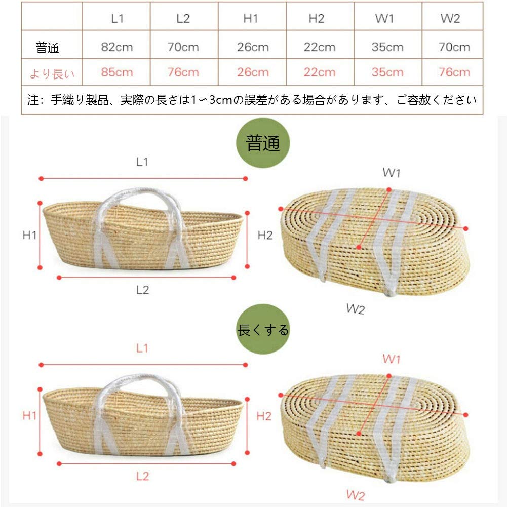 Amazon | クーハン ベビーかご クーファン かごクーハン クーファン
