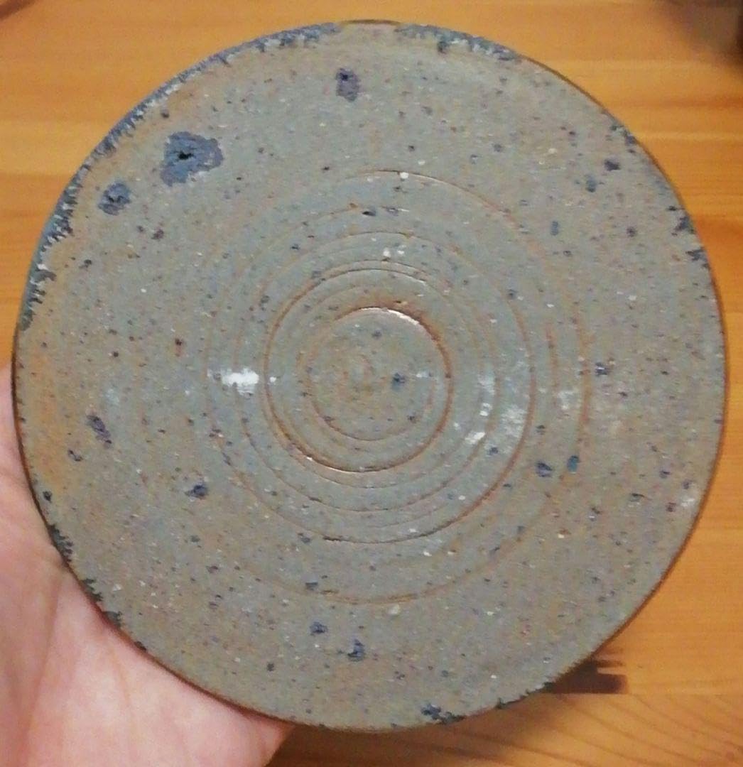 中里太亀作唐津焼黄唐津水指共箱略歴付茶道具