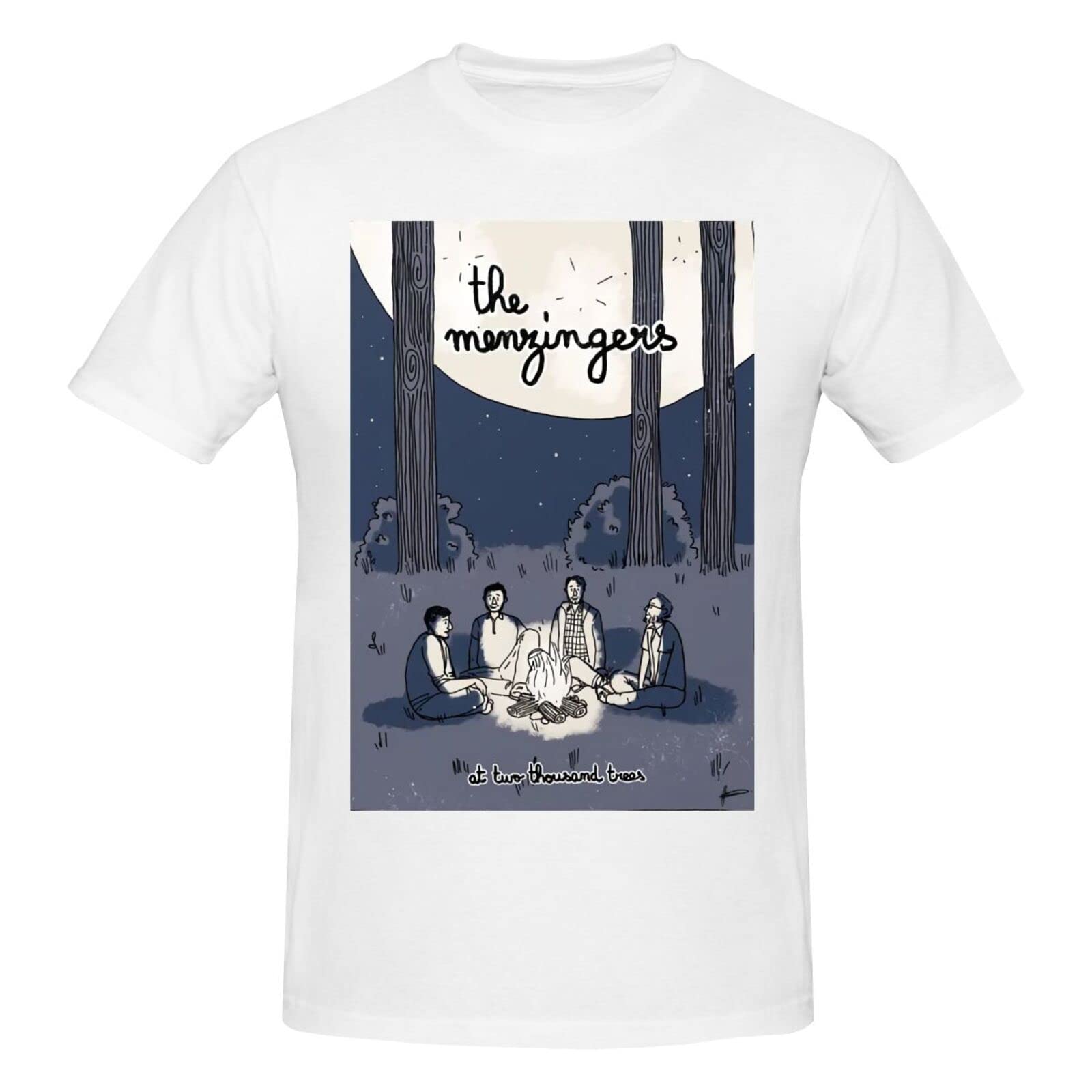 The Menzingers T-Shirts Men's Casual Cotton Short Sleeve Shirt Crew Neck Shirt Tees Summer Black