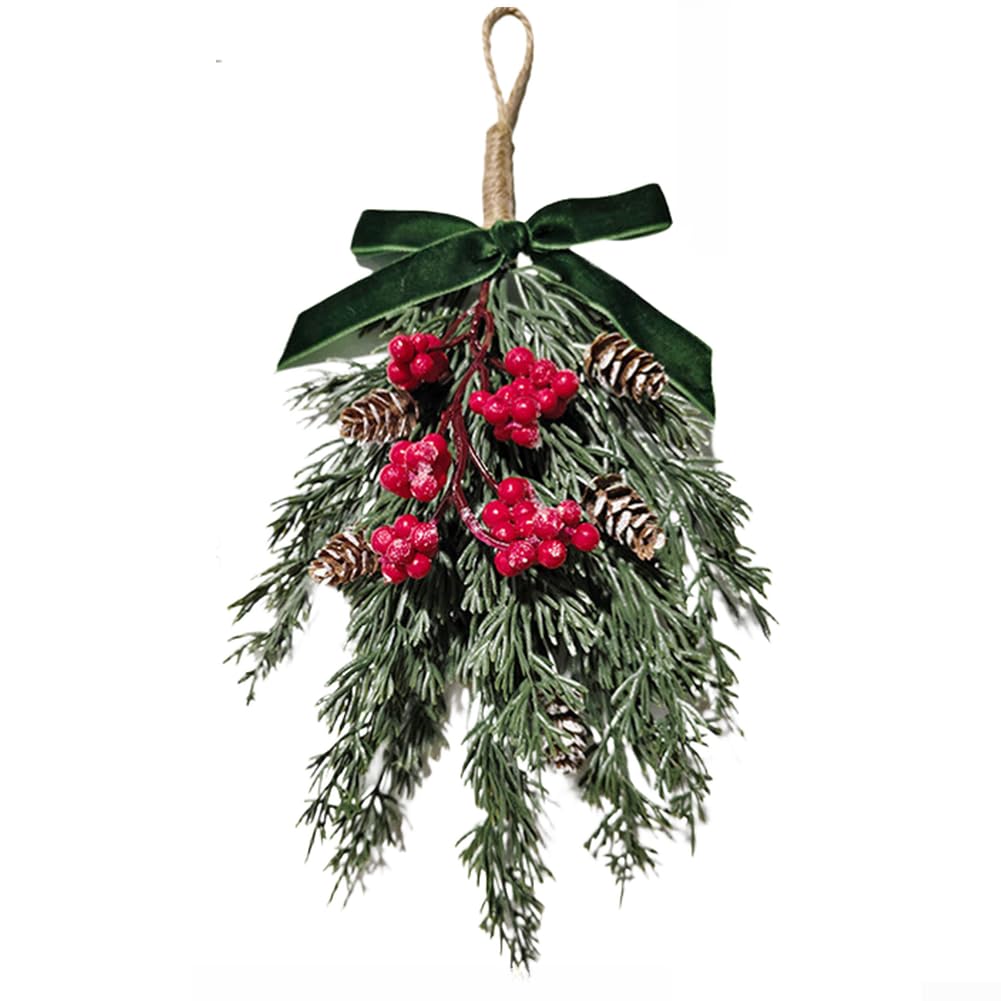 Guirnalda Navidad Pared Plástico Realista 30x17cm