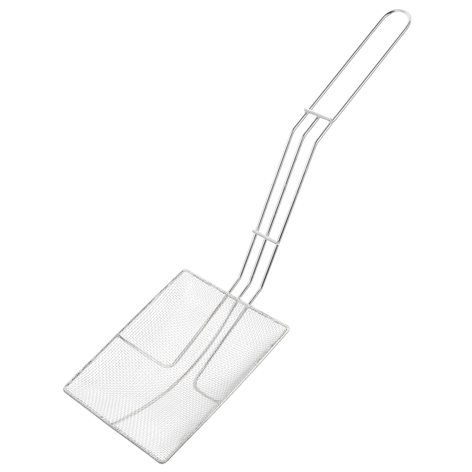 Cabilock 1Pc Stainless Steel Kitchen Mesh Colander Spoon Portable Cooking Strainer for Quick Separation of Oil and Liquids Easy to Clean Skimmer for Frying and Hot Pot Use