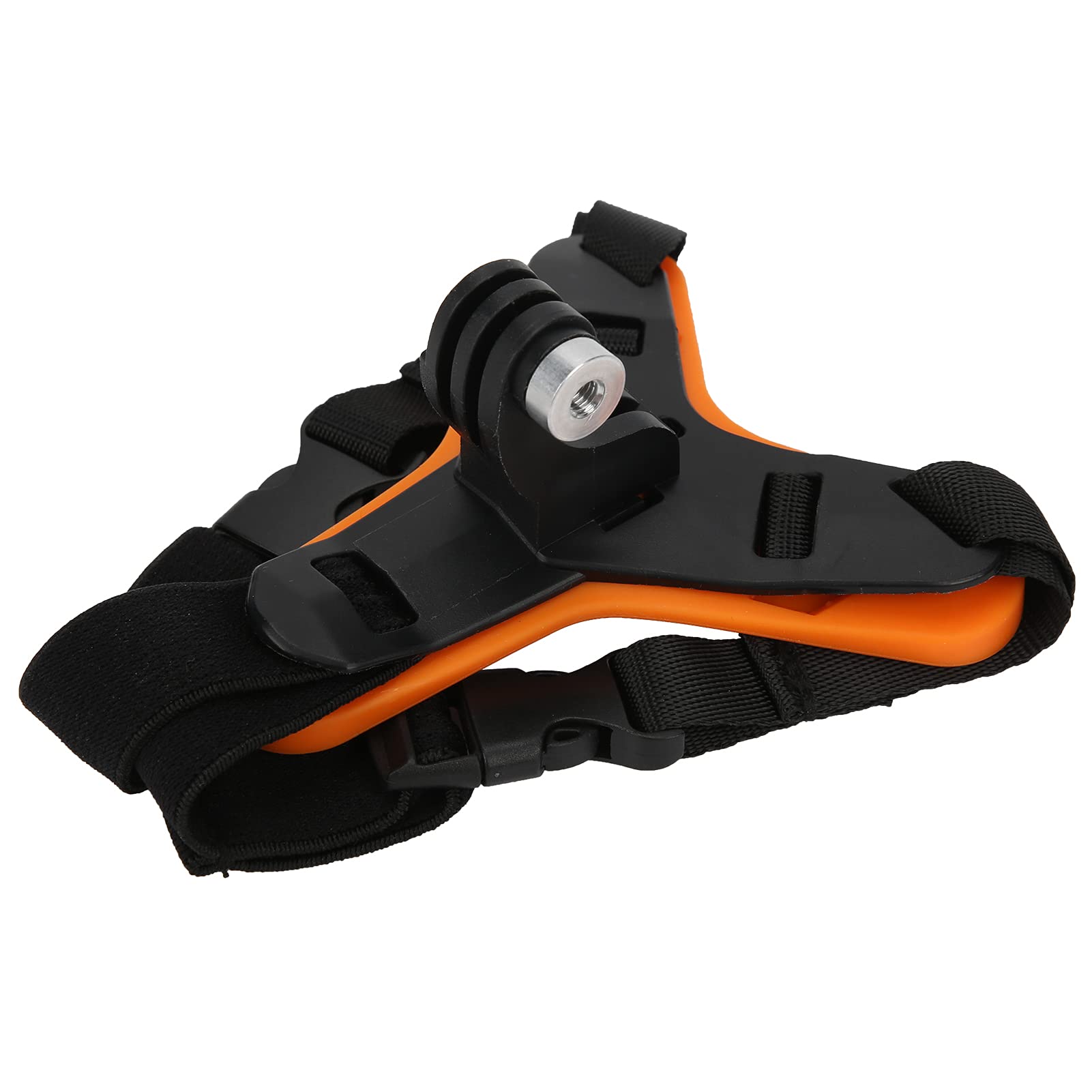 ZJchao Helmet Chin Mount, Head Mounted with Mount Helmet Camera for (Orange)