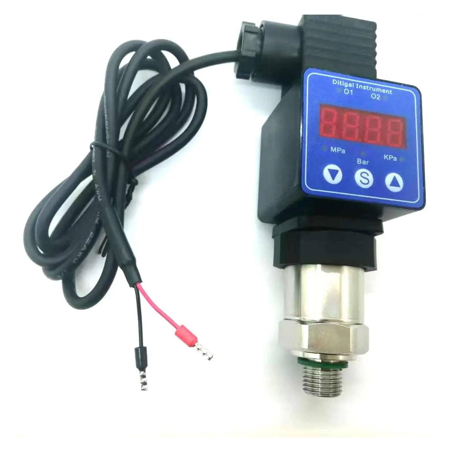 Przetwornik ciśnienia z wyświetlaczem LED G1/4 12-36V 4-20mA 0,5% 0-600bar Czujnik ciśnienia (4-20mA 2wire, 0-160 bar)